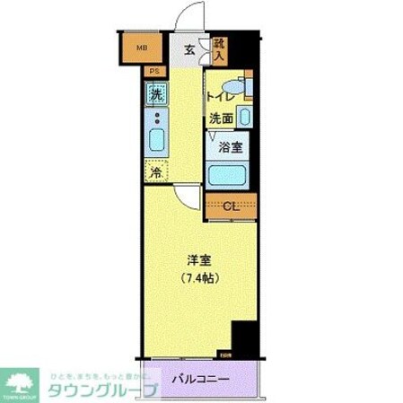 ジェノヴィア目黒南グリーンヴェールの物件間取画像